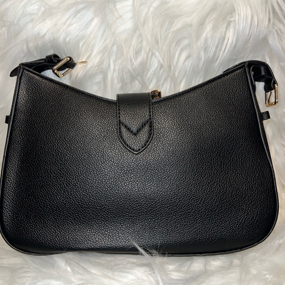 Black Leather Shoulder Bag - Picture 3 of 3